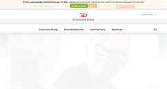 Desktop Screenshot of dussmanngroup.com